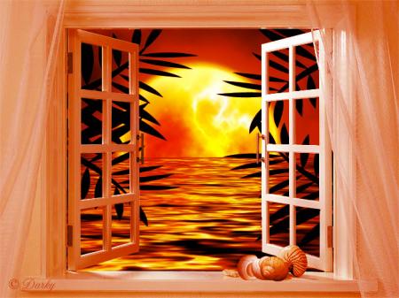 bien le coucher du soleil